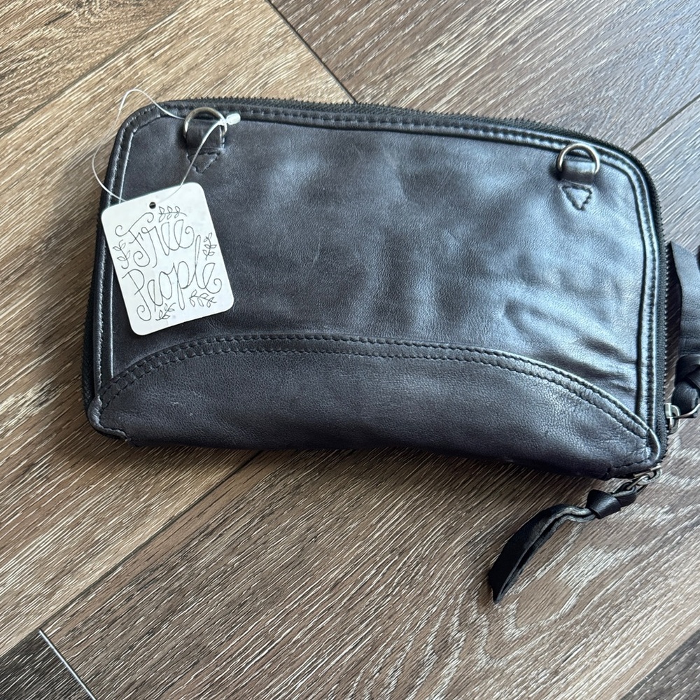 Free People Dark Leather Men's Belt Bag